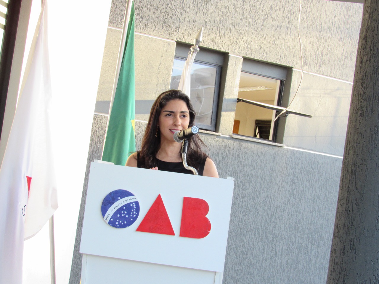A presidente da OAB Itabira, Patrícia de Freitas.