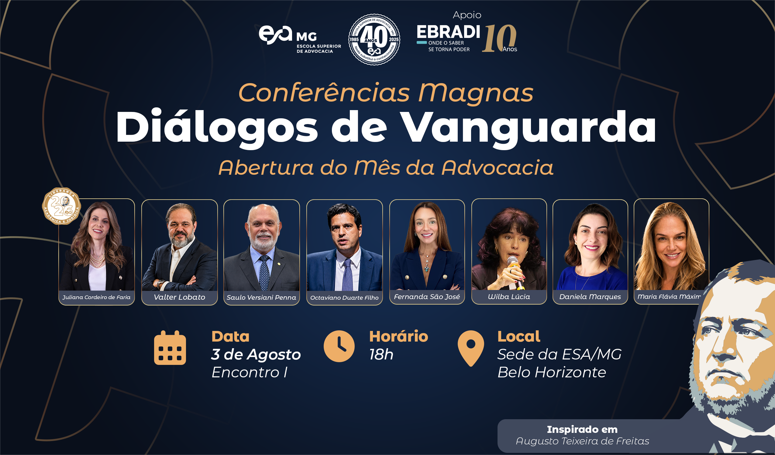 BELO HORIZONTE I CONFERÊNCIAS MAGNAS: DIÁLOGOS DE VANGUARDA
