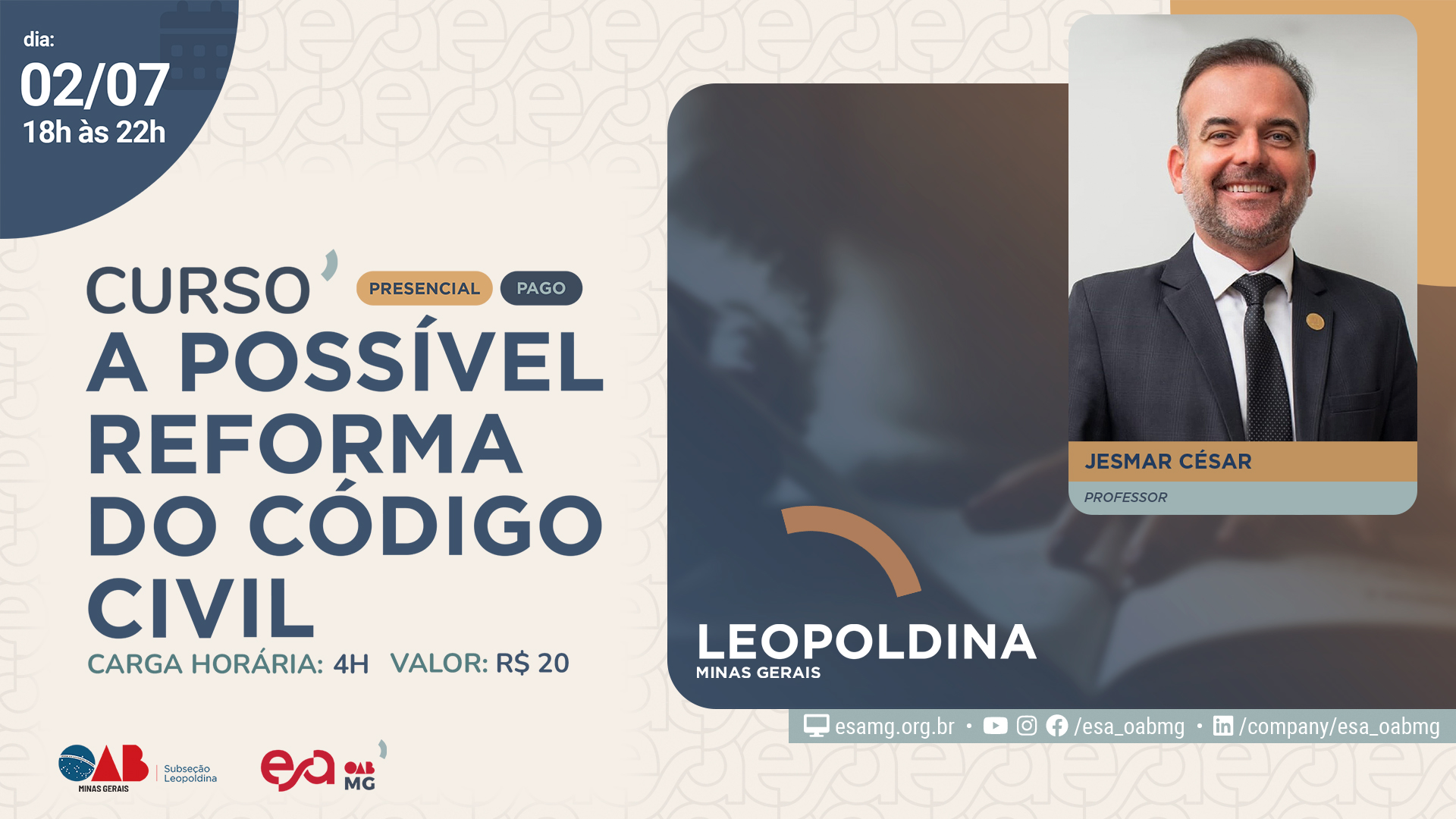 A POSSÍVEL REFORMA DO CÓDIGO CIVIL EM LEOPOLDINA