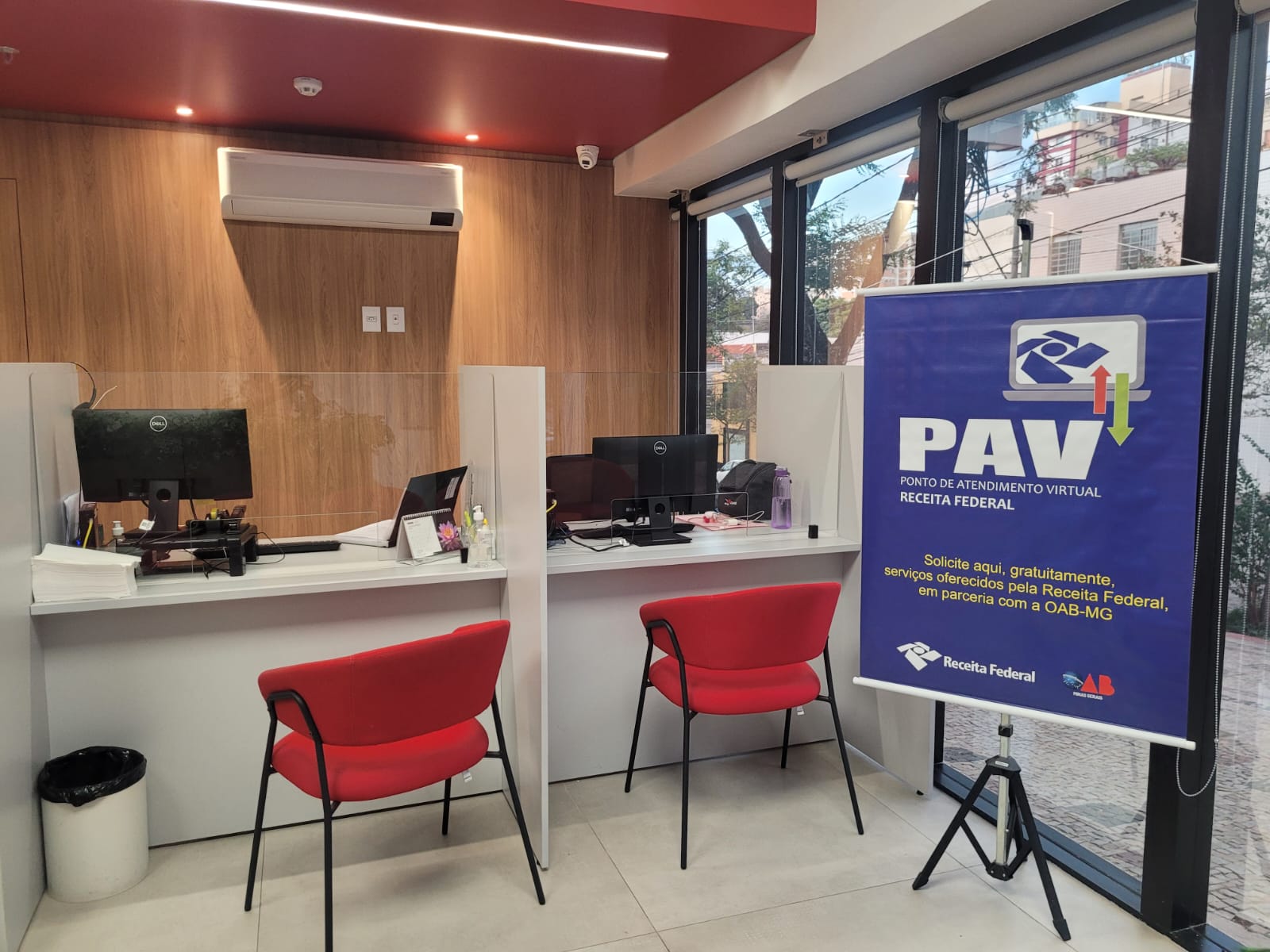 Posto da Receita Federal é instalado no Edifício das Liberdades