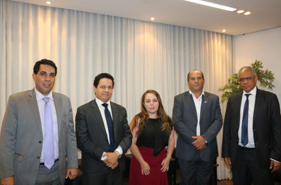 Visita de representantes da diretoria da subseção de Brumadinho