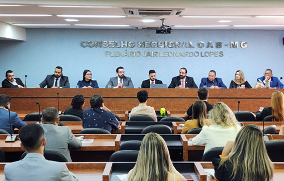 Sérgio Leonardo palestra no I Seminário Criminal para Acadêmicos e Jovens Advogados