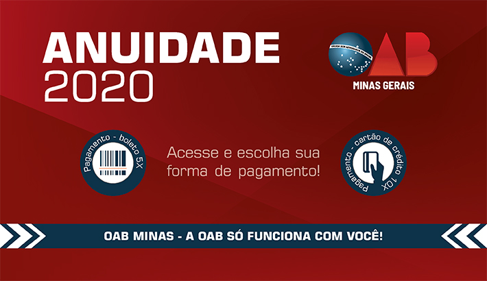 Anuidade 2020 - pagamento a vista até 17/3