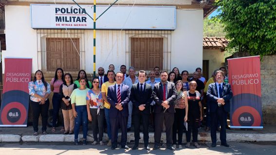 Seccional Mineira realiza ato de desagravo público em Água Boa