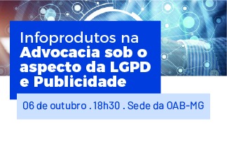 Palestras sobre infoprodutos.